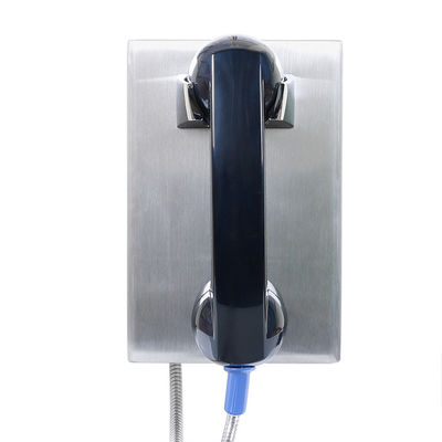 Telefone blindado da cadeia do SORVO do cabo IP65 SUS304 da montagem da parede