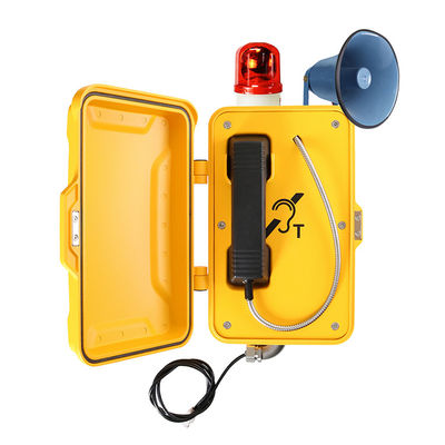 Anti telefone do SORVO da liga de alumínio do vândalo IP66 1.5W SOS