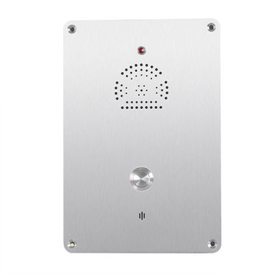 Bom preço. Intercomunicador impermeável RoHS da emergência de SUS304 IP55 com placa dianteira on-line