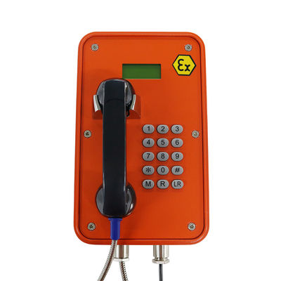 Bom preço. Telefone à Prova de Explosão com Teclado Completo IP67 SIP Com Visor LED on-line