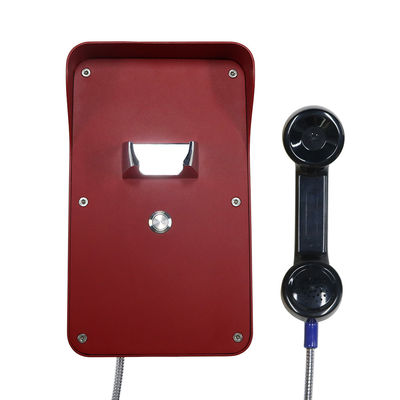Telefone resistente IP54 SS do vândalo espiral do seletor da velocidade do cabo para uma comunicação