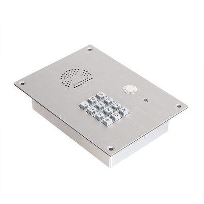Intercomunicador de alta qualidade do laboratório, intercomunicador Mão-livre da emergência análoga de /SIP/GSM com teclado numérico completo