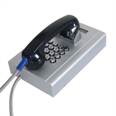 Prisão impermeável IP55 do ponto de entrada VoIP do telefone DC12V da prisão da exposição do LCD