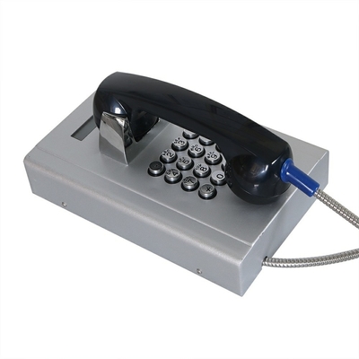 Bom preço. O telefone resistente do vândalo blindado da G/M laminou o teclado completo de aço on-line