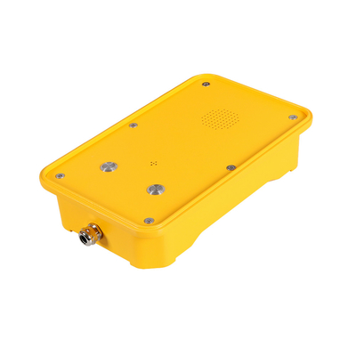 Bom preço. Telefone à prova de intempéries industrial em liga de alumínio IP67 PoE SIP VoIP para pilar de parede on-line