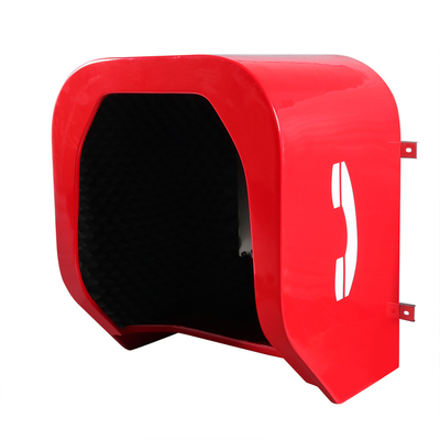 qualidade Cabine telefônico à parede, à prova de água, à prova de som, vermelho fábrica